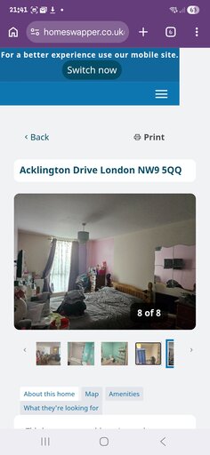 3 bed ground floor apartment/flat