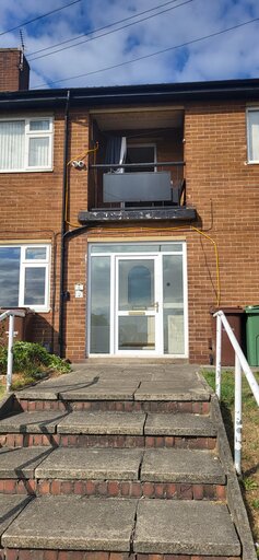 1 bed ground floor apartment/flat