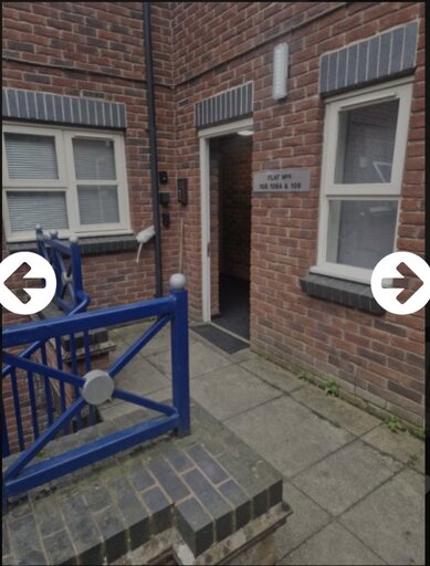 1 bed ground floor apartment/flat